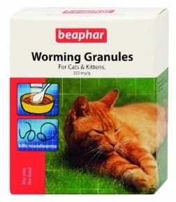 Beaphar Cat Worming Granules - 1g Sachet - Pack of 4