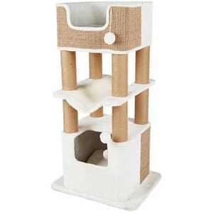 TRIXIE Cat Scratching Post Lucano XXL White and Taupe - Multicolour