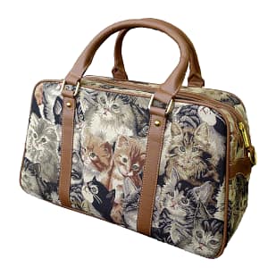 18868-Cat Tapestry Carry On Bag - Cat