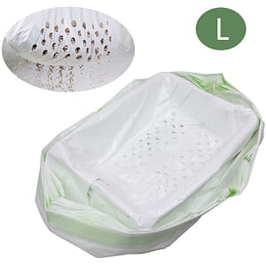 Cat Litter Filter Bag Drawstring Litter Sifting Liners Kitty Waste Litter Box Liners,model: Type 1 & L