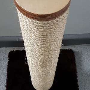 13cm Wide | Large Personailed Cat Scratching Post With Birch Top Diameter