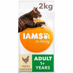IAMS Vitality Fresh Chicken Adult Dry Cat Food 2kg - wilko