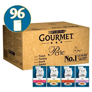 Gourmet Perle Country Medley In Jelly Cat Food 85g x 96