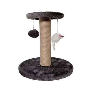 Cat Climbing Frame Small Cat Jumping Platform Cat Litter Woven Toy Linen Sisal Rope Cat Cat Scratch Column, White