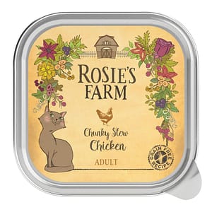 16 x 100g Rosie's Farm Wet Cat Food - 13 + 3 Free!* - Adult Mixed Pack