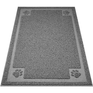 Large cat litter pad catcher 35.5'; 23.5' to catch garbage from the box and paws Scatter control of the litter box Soft cat paws Easy to clean and