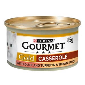 Gourmet Gold Turkey & Duck Casserole Cat Food 85g x 12