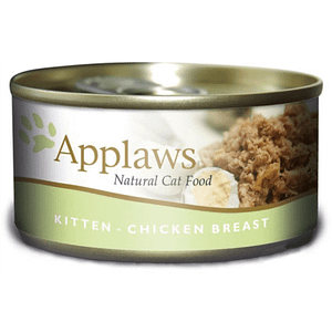 Applaws Meaty Tins Wet Cat Food 70g x 6 - Kitten Chicken