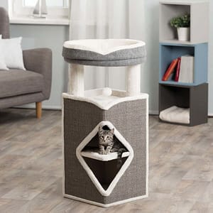 Cat Tower Arma Grey Blue and White - Multicolour - Trixie