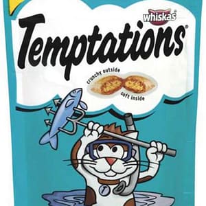 023100327846 3 oz Whiskas Temptations Tempting Tuna Flavor Cat Treats